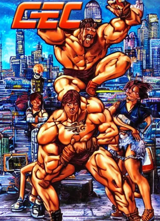 Image similar to hashsquatch the game, streets if rage style cover art