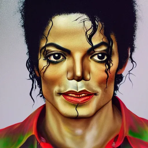 Prompt: realistic expired kodak film portrait of michael jackson, hyperrealism, hypermaximalism, photorealistic, detailed, atmospheric, 8 k, award winning photography, cinematic