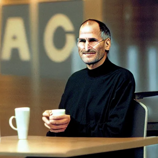 steve jobs and bill gates shaking hands