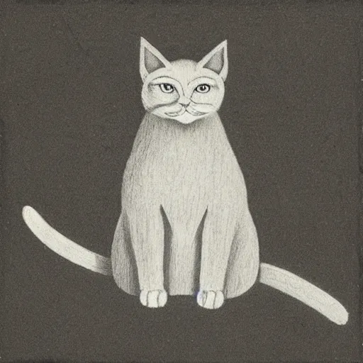 Image similar to “a cat in field in the style of Mezzotint”