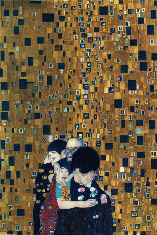 Image similar to Shanghai by Gustav Klimt