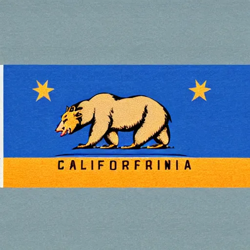 Prompt: California flag