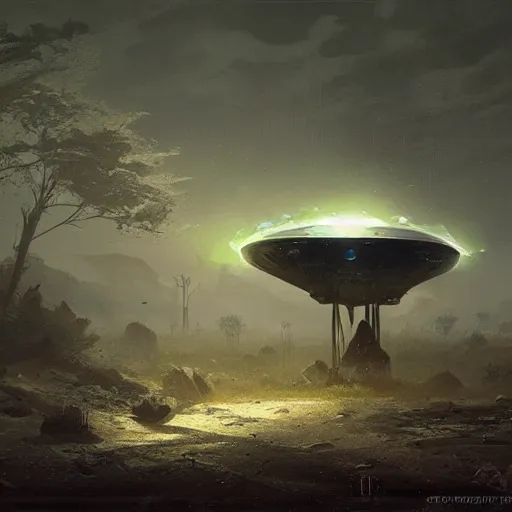 UFO Incident. SpitPaint, SpeedPaint. Concept Art. Fast Drawings. Sketch  Paint. Realistic Style. Video Game Digital CG Artwork, Concept Illustration  Stock Photo - Alamy