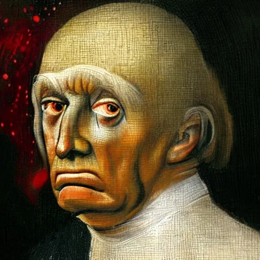 a painting of donald trump, in the style of hieronymus | Stable ...