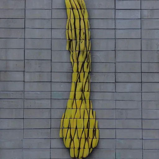 Image similar to a banana on a wall is considered art but something generated with a. i + human can't be?