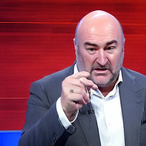 Image similar to beard,Kevin O'Leary investing in a company, in Shark Tank (2016)
