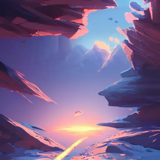 Image similar to icy comet in the air, black scraps trailing, behance hd artstation by jesper ejsing by rhads, makoto shinkai and lois van baarle, ilya kuvshinov, ossdraws