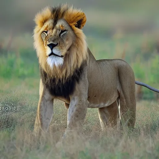 Prompt: Pride of lions, wildlife photography