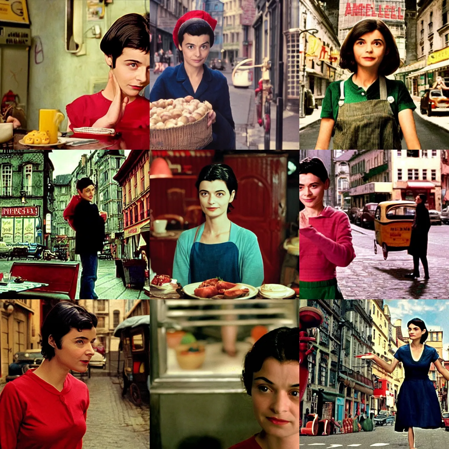 Prompt: a film still from amelie ( 2 0 0 1 )