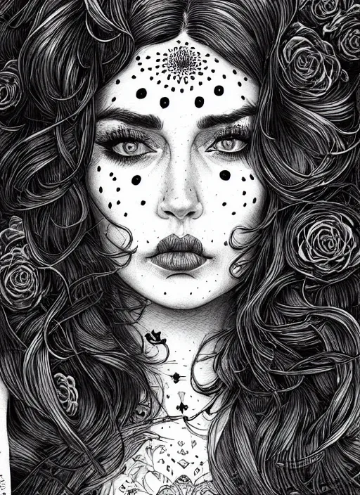 Prompt: highly detailed portrait of 5 0's, surburb woman, mother, photographic realistic background, by joe fenton, by kaethe butcher, trending on instagram, award winning details