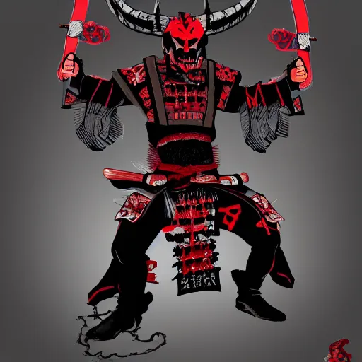 Image similar to demon samurai