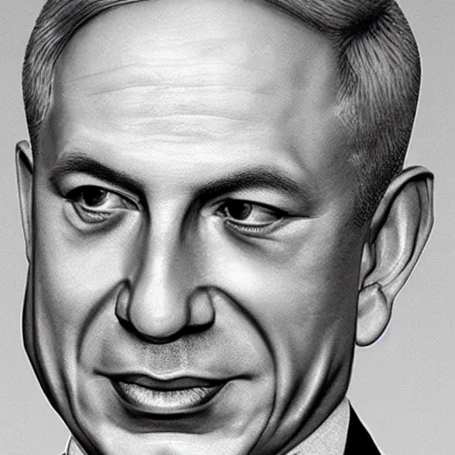 Image similar to benjamin netanyahu picture, photorealistic, detailed, photograph