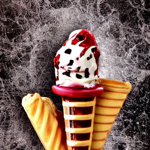 Image similar to freddy krueger ice cream pop, realistic photography, high detailed