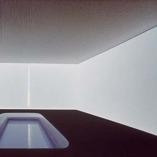 Image similar to james turrell style interior