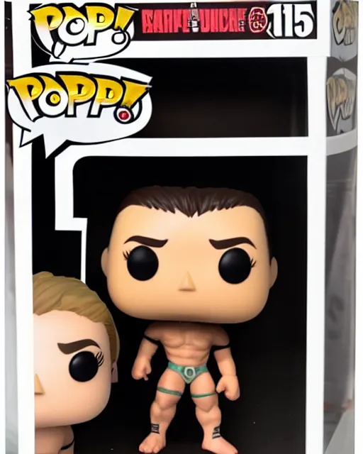 Image similar to A WWE Funko Pop. Photographic, photography