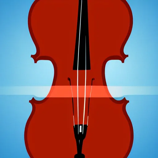 Image similar to a cello on a transparent background, vector art by ram chandra shukla, shutterstock, arabesque, photoillustration, rendered in maya, flat shading