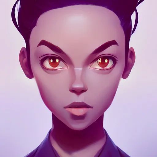 Image similar to face icon stylized minimalist contact 1 9 9 7, loftis, cory behance hd by jesper ejsing, by rhads, makoto shinkai and lois van baarle, ilya kuvshinov, rossdraws global illumination