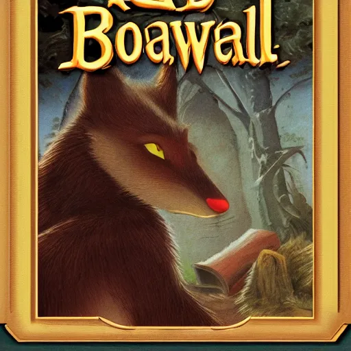 Prompt: redwall book cover