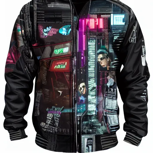 Prompt: cyberpunk jacket highly detailed