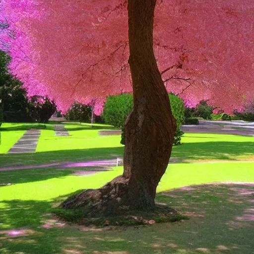 Image similar to Pink tree by moebius