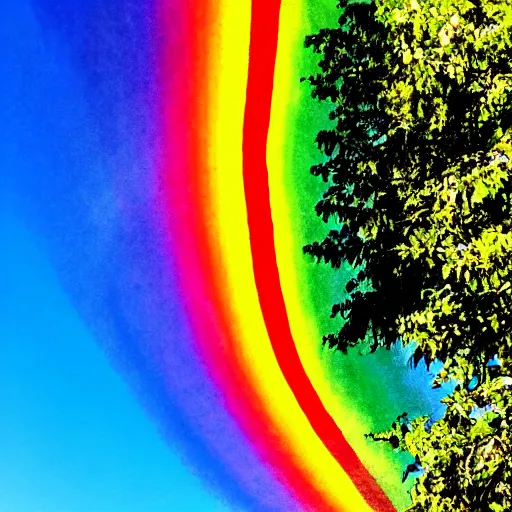 Image similar to rainbow on a sunny day