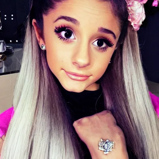 Image similar to ariana grande as a gamer girl