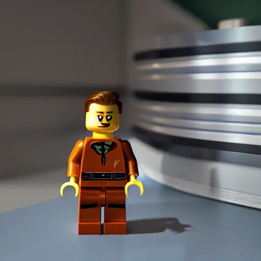 Prompt: Elon Musk as a lego character, photorealism, Volumetric lightening