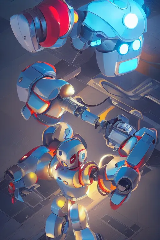 Image similar to metabots medabots medarotto medarot robot minimalist comics, behance hd by jesper ejsing, by rhads, makoto shinkai and lois van baarle, ilya kuvshinov, rossdraws global illumination ray tracing hdr