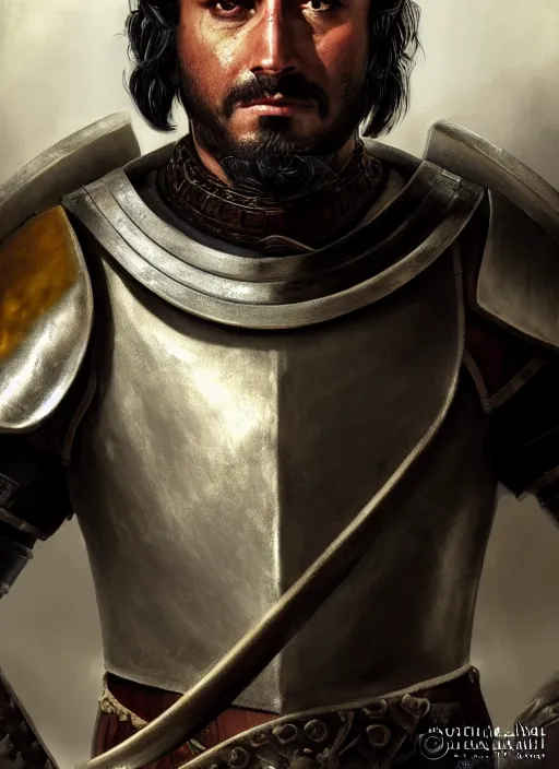 Prompt: roman general, handsome black - haired noble, ancient soldier, close - up portrait of roman warrior in lorica segmentata, character portrait, masterfully shaded, rome total war, deep focus, amber eyes, insane color, artstation, perfect dramatic lighting, 8 k, movie cover art, sharp focus, anatomically correct, historical reconstruction, by artgerm