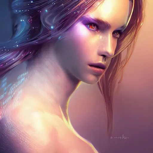 Prompt: [ important ] beautiful futuristic girl, diffuse lighting, fantasy, intricate, highly detailed, lifelike, photorealistic, digital painting, artstation, illustration, concept art, smooth, sharp focus