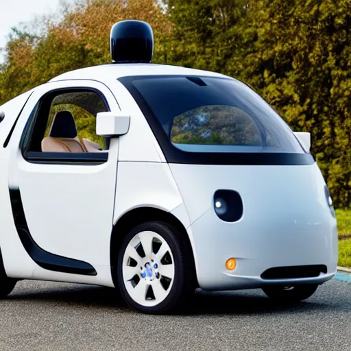 Image similar to 4K uhd photo of driverless car designed by apple