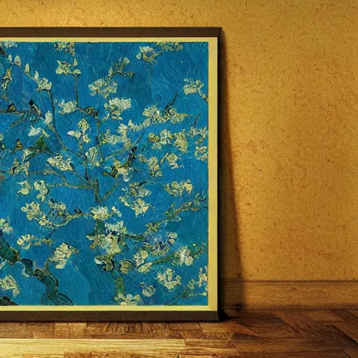 Image similar to valorant map icebox painting in the style of van gogh