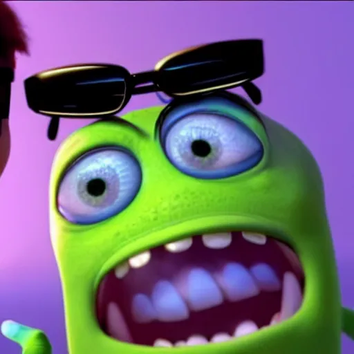 Prompt: mike wazowski fails to locate where germany is