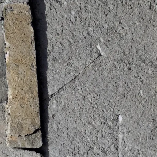 Prompt: this space, barely wider than outstretched arms, seems to have been chopped raw and square from unfinished stone. only the floor is smooth a fine white surface beneath your feet. there is a narrow gap in the east wall.