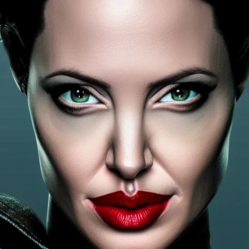 Image similar to hyperrealistic photorealistic Angelina Jolie as Catwoman 4k hdr award winning photo cinematic lighting