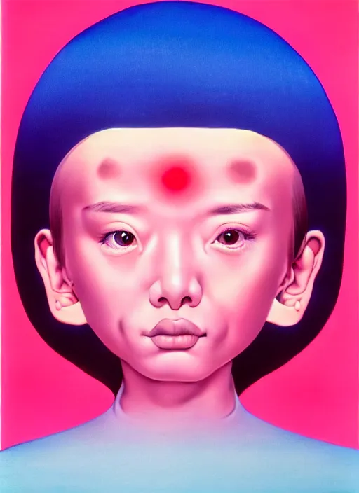 Prompt: cute girl by shusei nagaoka, kaws, david rudnick, airbrush on canvas, pastell colours, cell shaded, 8 k