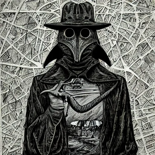 Prompt: plague doctor by ed fairburn