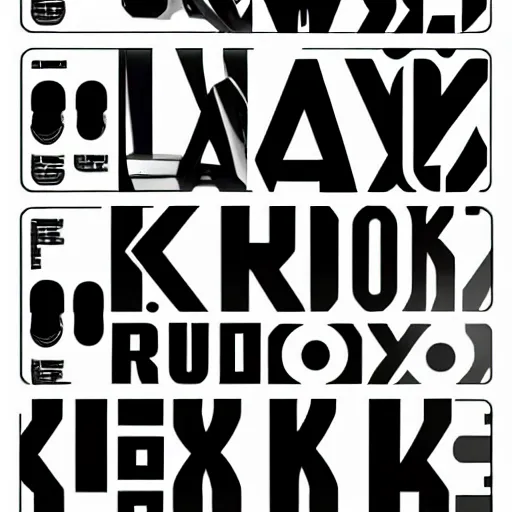 Image similar to black on white graphic design stickers in style of david rudnick, eric hu, acid, y 2 k