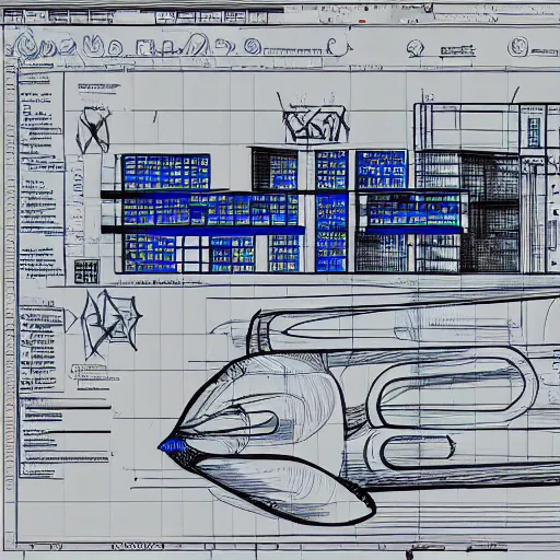 Prompt: picture of small boy making blueprint of ultramodern spaceship, boy, very realistic digital art, trending on artstation,