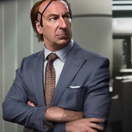 Image similar to Saul Goodman as Thor, MCU