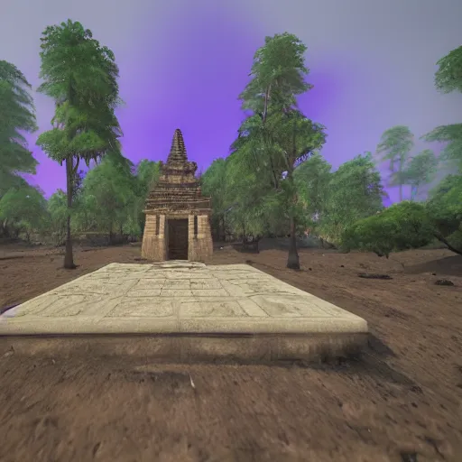 Image similar to a lost temple, made in source engine