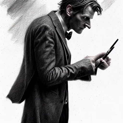 Prompt: beautiful lifelike award winning pencil illustration of the 1 1 th doctor greg rutkowski cinematic atmospheric, highly detailed, beautiful and realistic faces