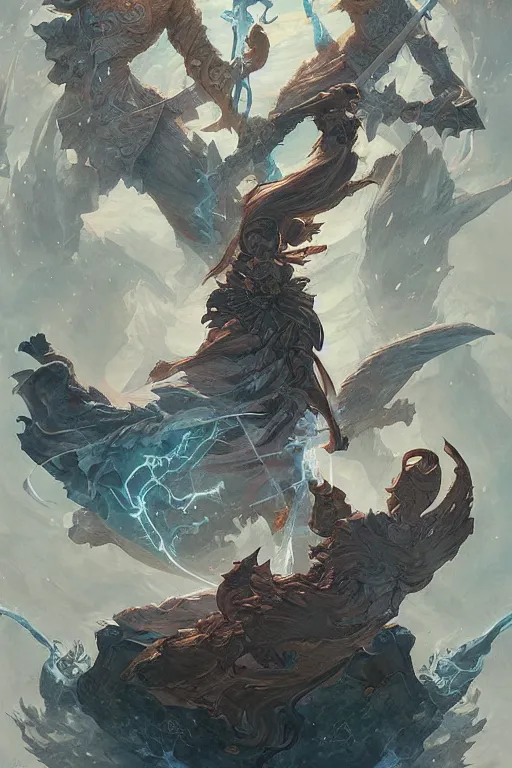 Image similar to sword labyrinth spell scroll art by artgerm and greg rutkowski and Craig Mullins, James Jean, Andrey Ryabovichev, Mark Simonetti and Peter Morbacher 16k