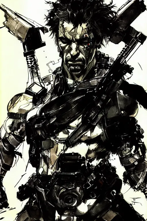 Prompt: billy butcher, concept art, rough sketch, by yoji shinkawa