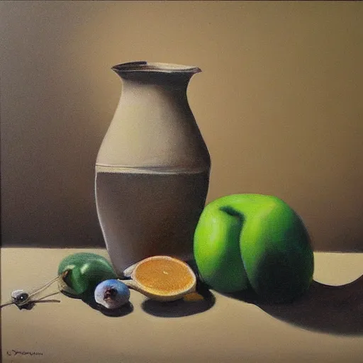 Image similar to still life painting by David Brown, matte, high detailed, realistic