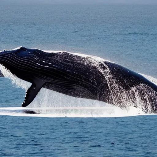 Prompt: a whale with huge biceps