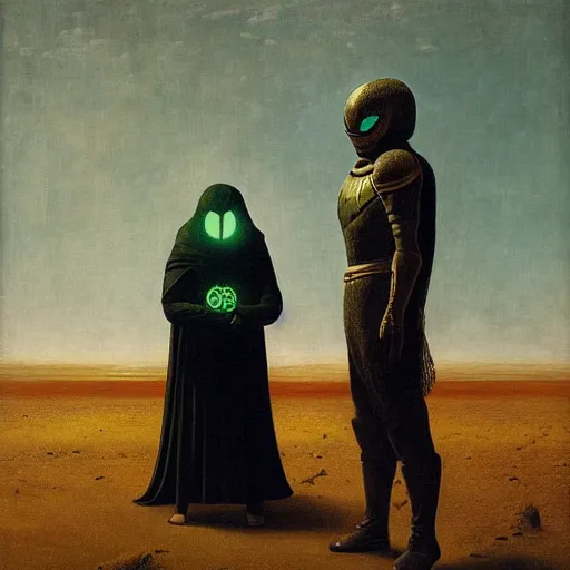 Image similar to Mysterio, artwork by Franz Sedlacek,