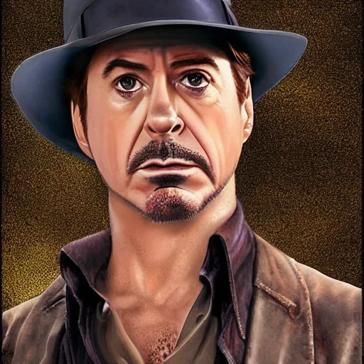 Image similar to robert downey jr as indiana jones