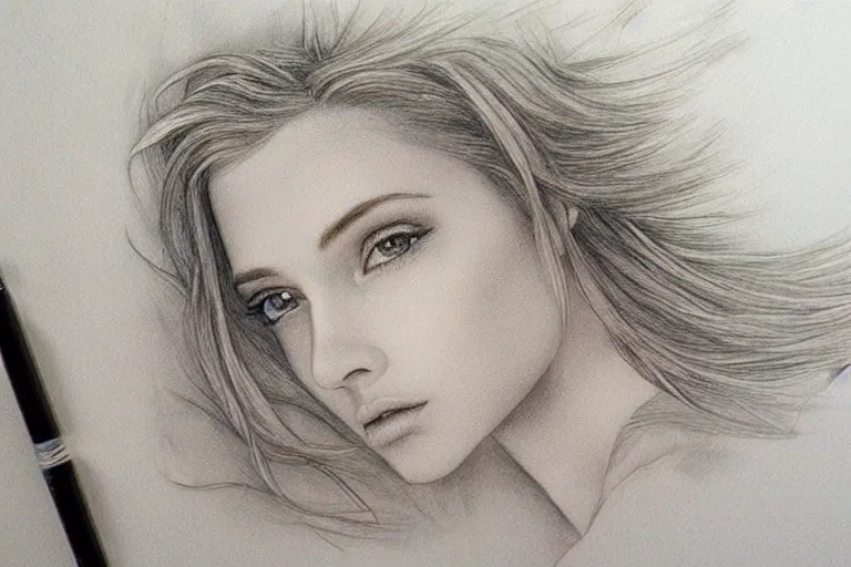 Image similar to watson emma, fantasy, pencil art, ultra realistic!!!, clear weather, golden hour, sharp focus