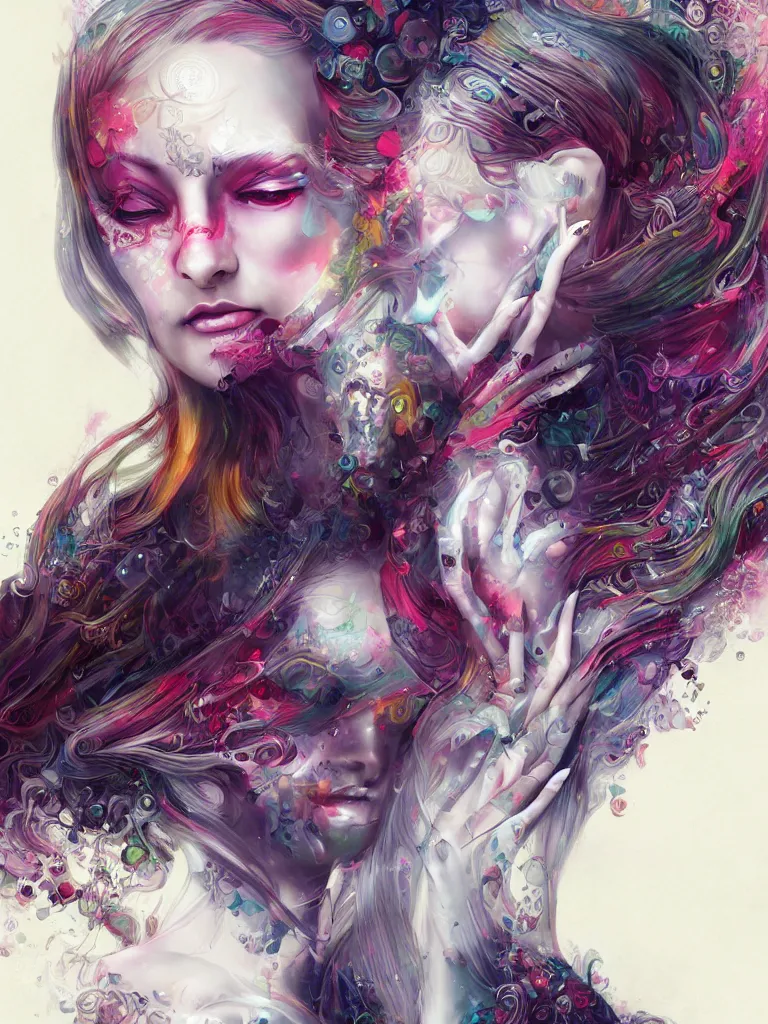 Image similar to realistic detailed image of zen master, cyber by anna dittmann, neo gothic, rich deep colors.